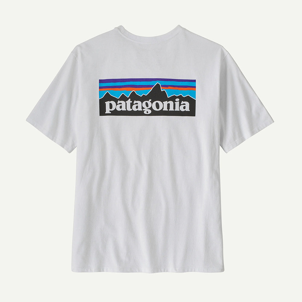 Patagonia P-6 Logo Responsibili-Tee - White