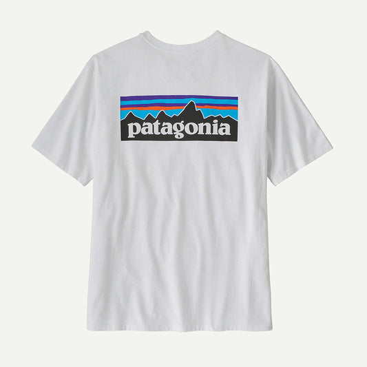 Patagonia P-6 Logo Responsibili-Tee - White