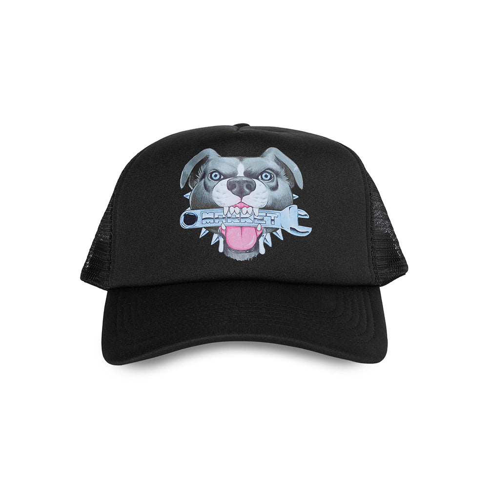 MARKET Junkyard Dog Trucker Hat - Black