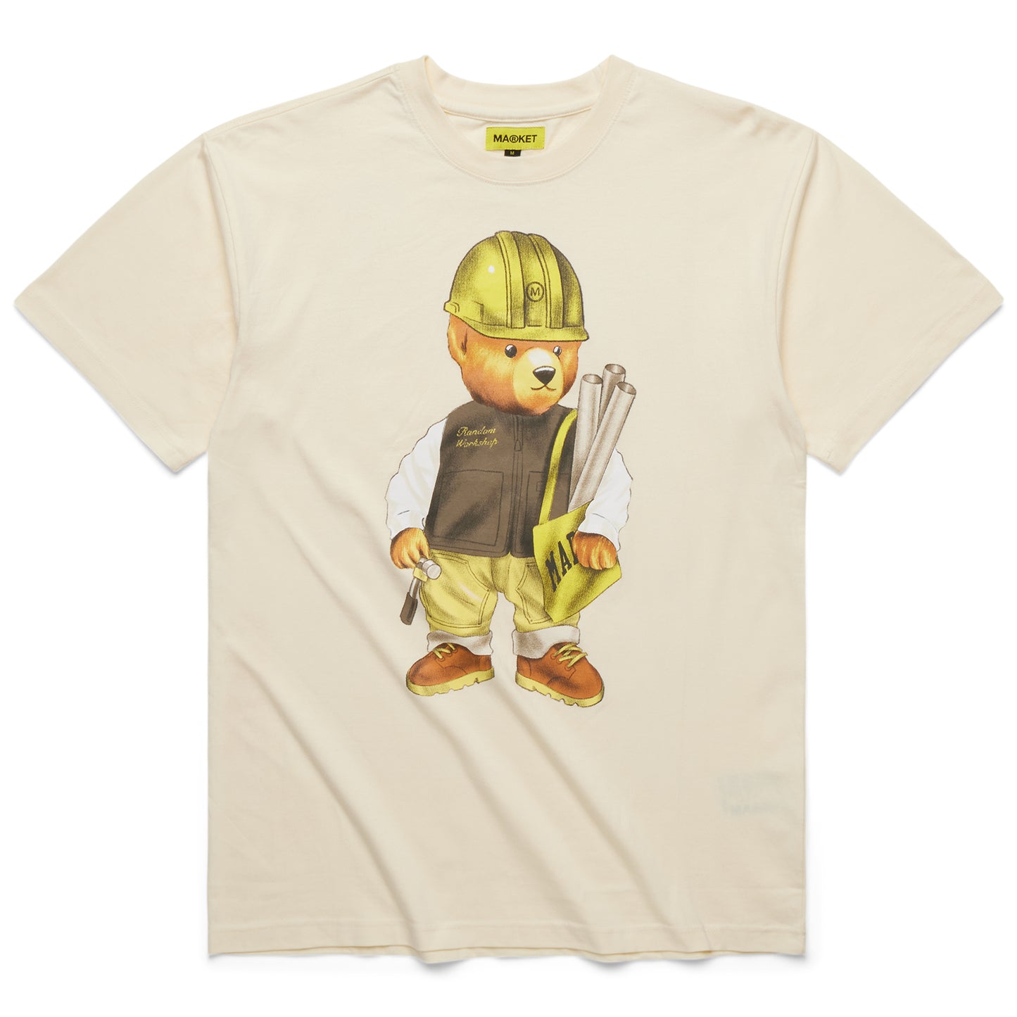 MARKET Workshop Bear T-Shirt - Cream