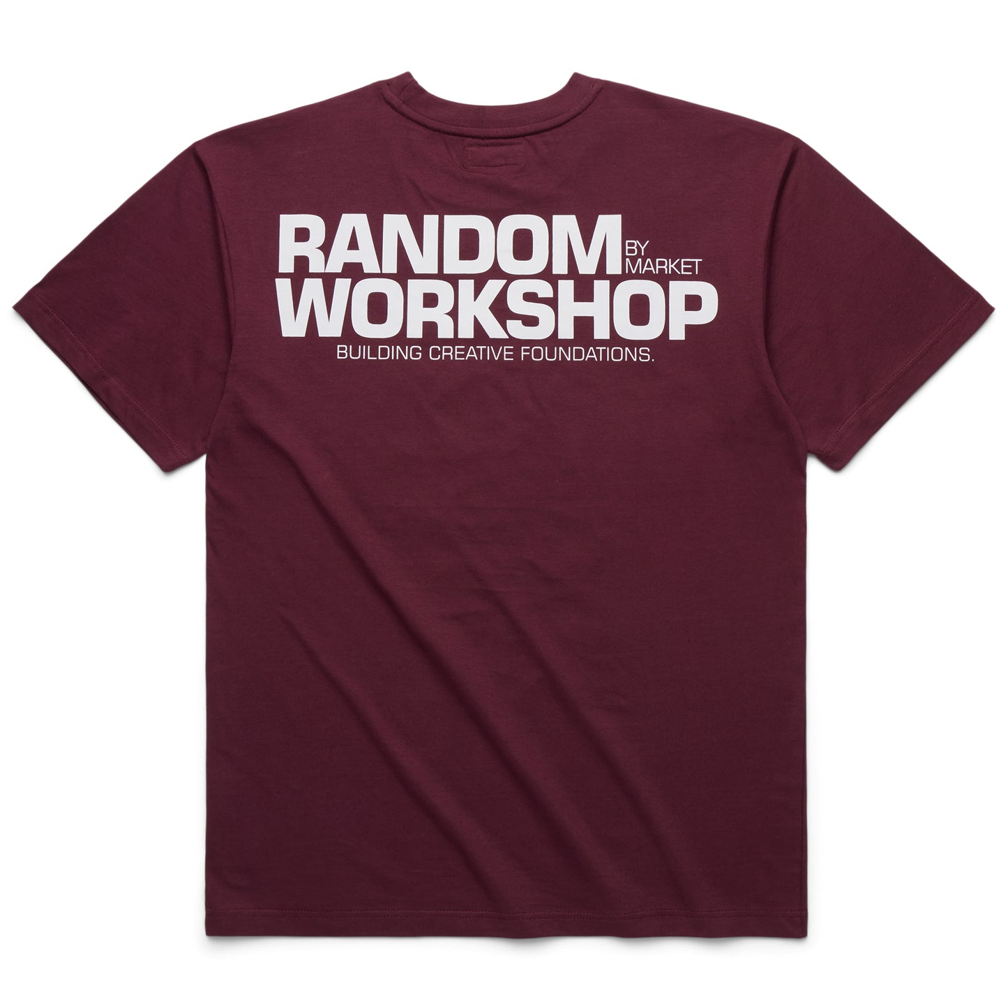 MARKET Workshop Bear T-Shirt - Maroon