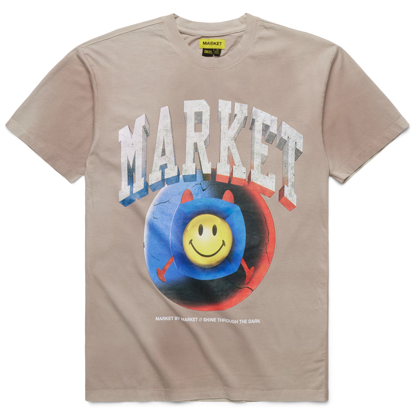 MARKET Smiley Happiness Within Tie Dye T-Shirt