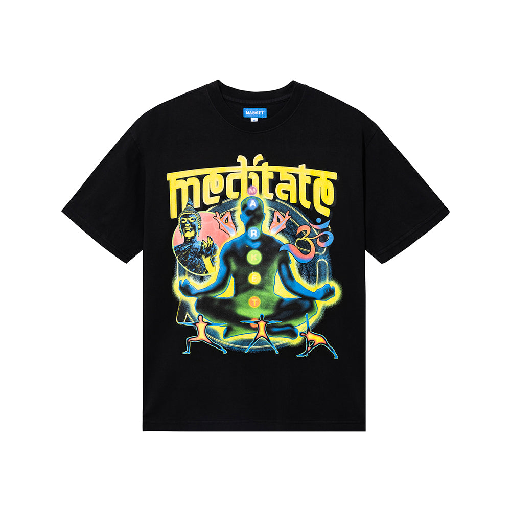 MARKET Meditate T-Shirt - Black