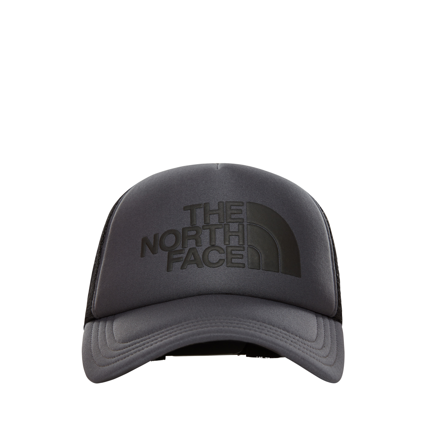 The North Face Logo Trucker Cap - Asphalt Grey Black