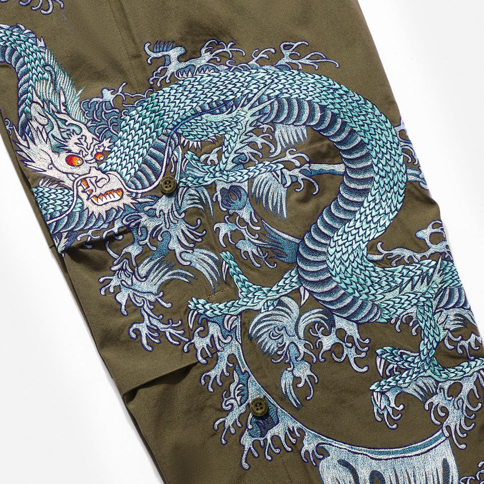 Maharishi XL Water Dragon Loose Snopants - Olive Og