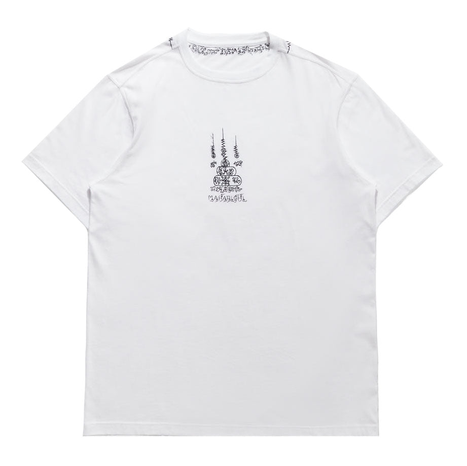 Maharishi Sak Yant Embroidered Organic T-Shirt - White