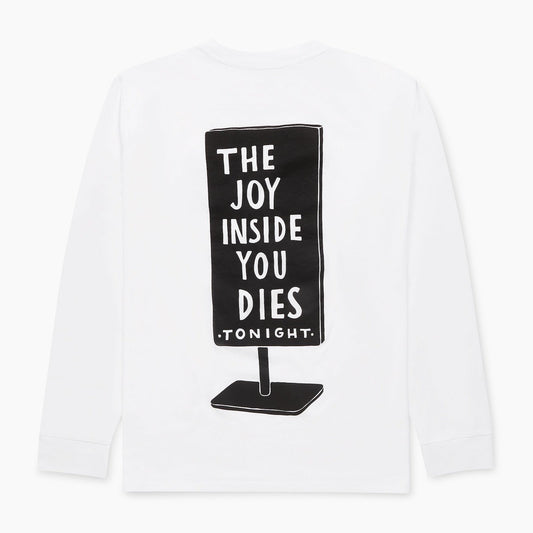 By Parra Joy Inside LS T-Shirt - White