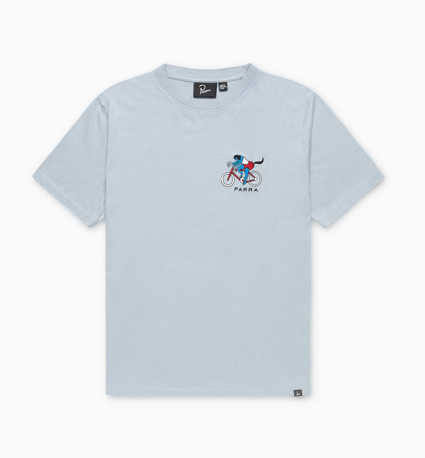 By Parra The Chase T-Shirt - Dusty Blue