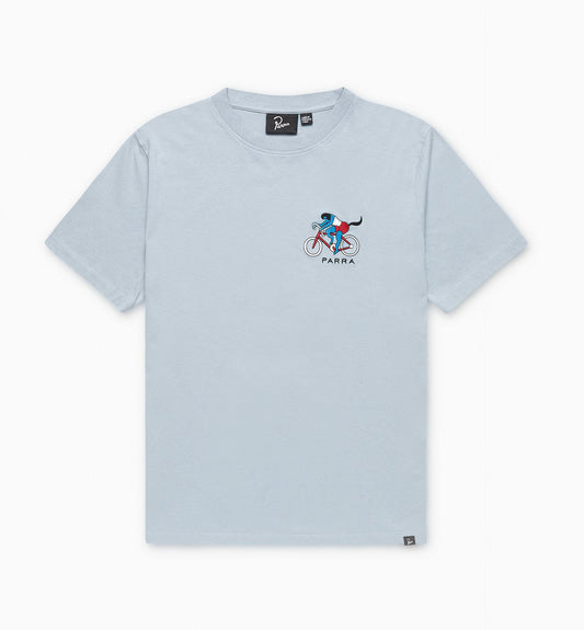 By Parra The Chase T-Shirt - Dusty Blue