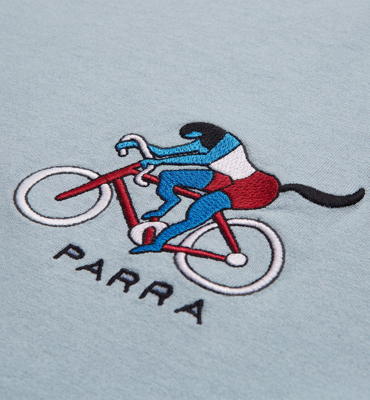 By Parra The Chase T-Shirt - Dusty Blue