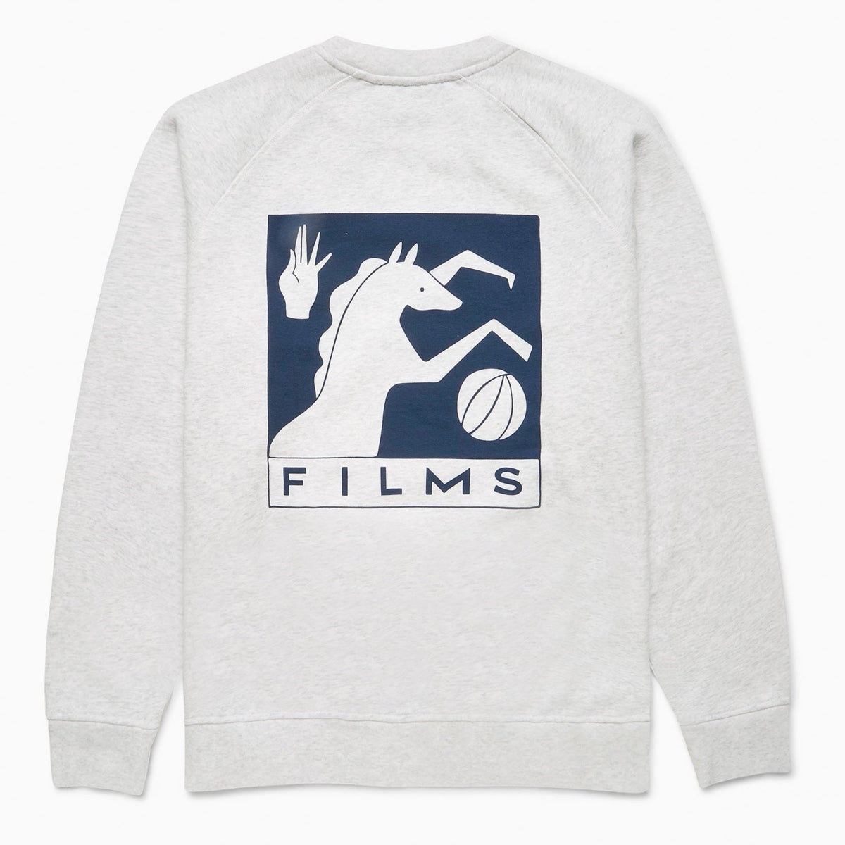 By Parra Basket Horse Crew Sweatshirt - Ash Grey