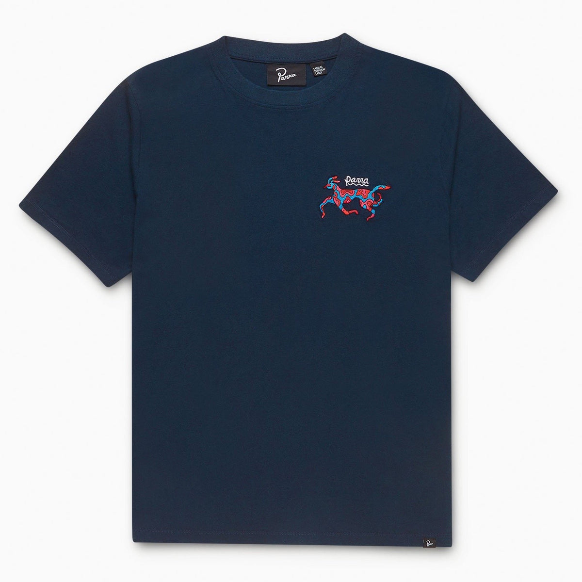 By Parra Dog Race T-Shirt - Navy Blue