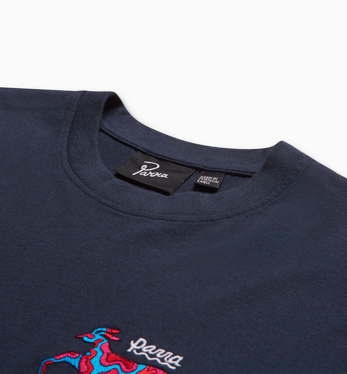 By Parra Dog Race T-Shirt - Navy Blue