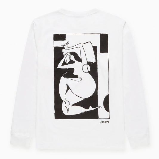 By Parra Rest Day LS T-Shirt - White