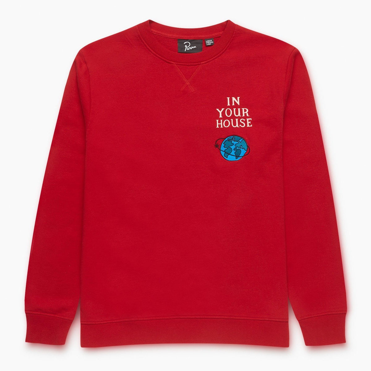 By Parra Systems Logo Crewneck Sweatshirt - Red