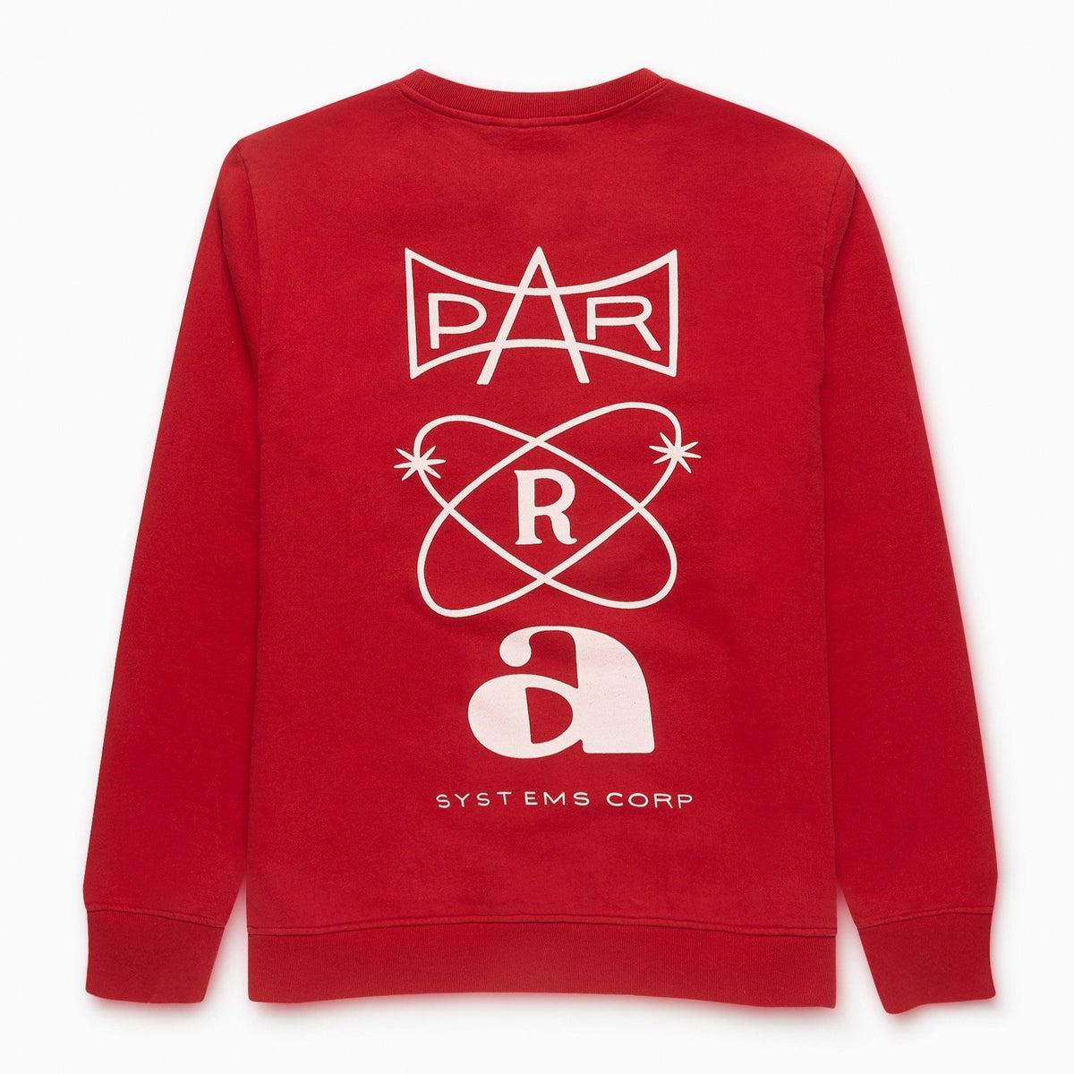 By Parra Systems Logo Crewneck Sweatshirt - Red