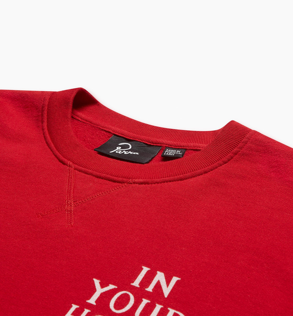 By Parra Systems Logo Crewneck Sweatshirt - Red