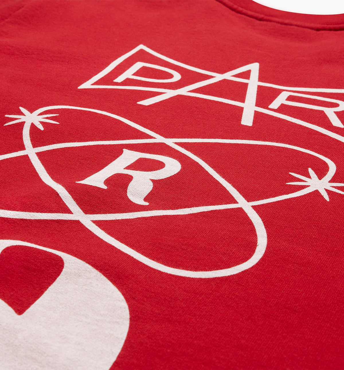 By Parra Systems Logo Crewneck Sweatshirt - Red