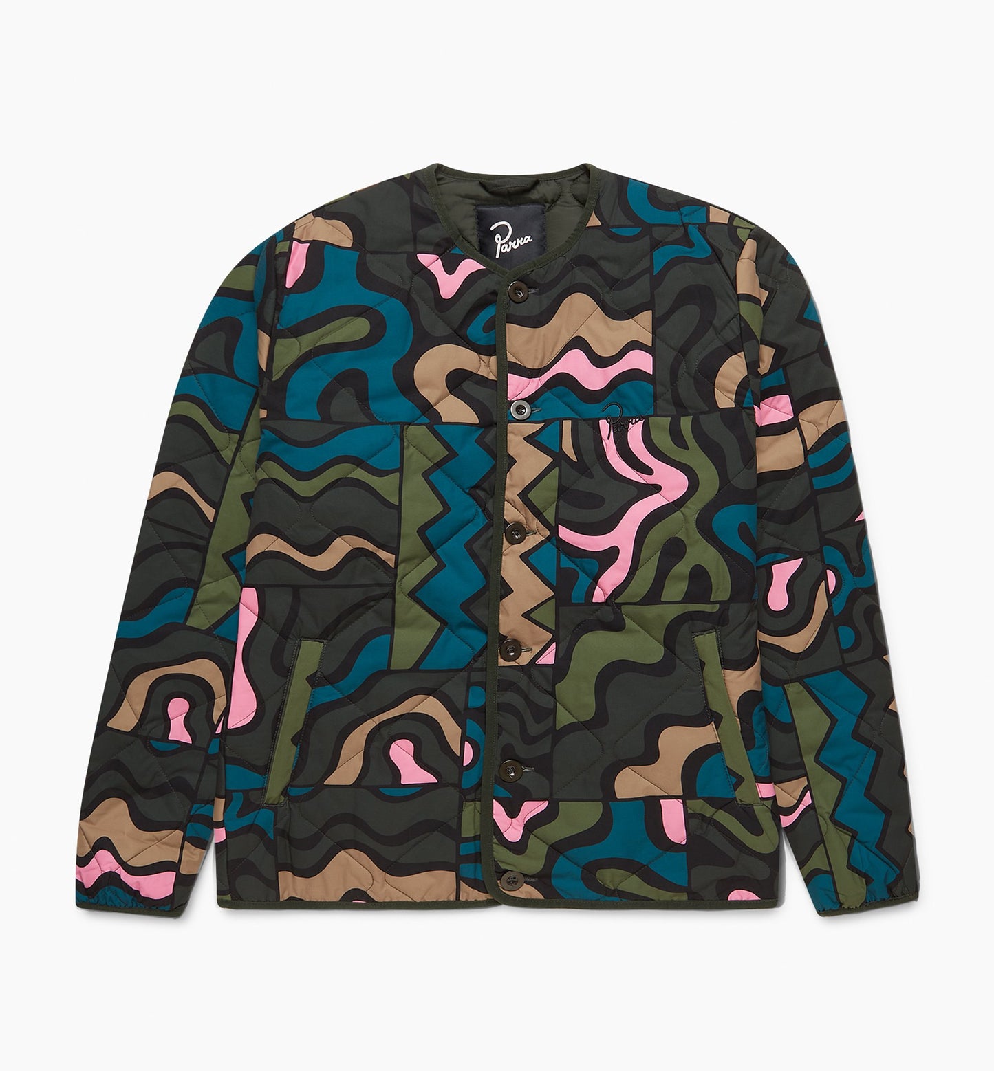 By Parra Gem Stone Pattern Quilted Jacket - Multi