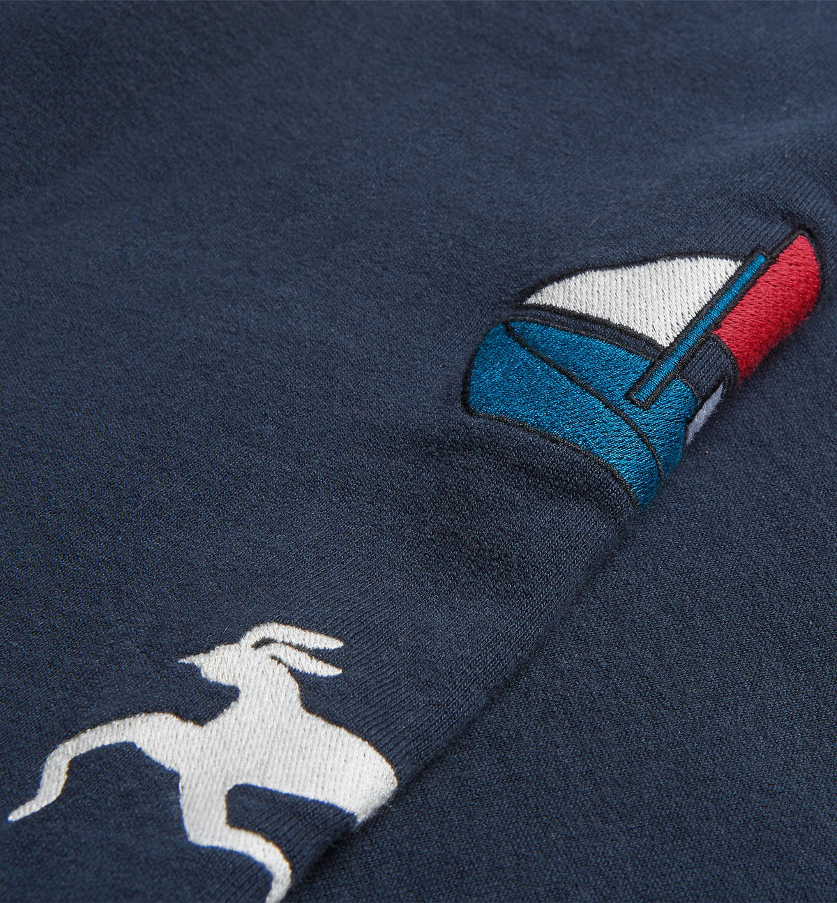 By Parra Paper Dog Systems Hooded Sweat - Navy Blue