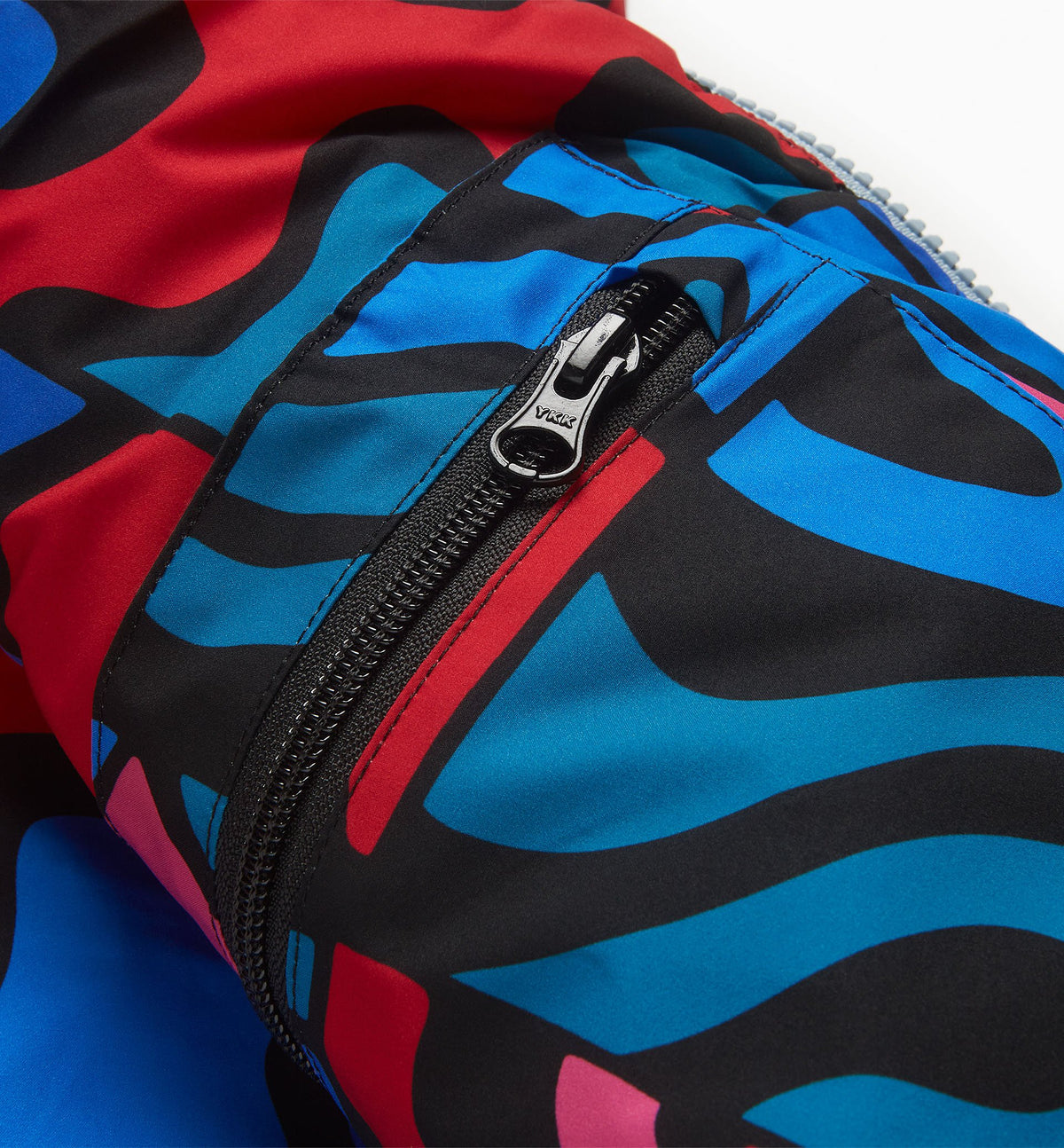 By Parra Gem Stone Puffer Vest - Dusty Blue