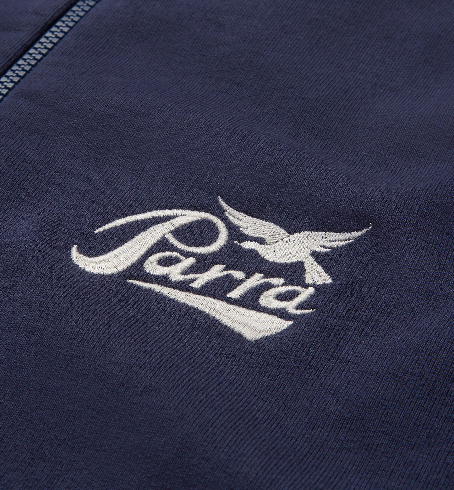 By Parra Pencil Bird Half Zip Sweatshirt - Blue
