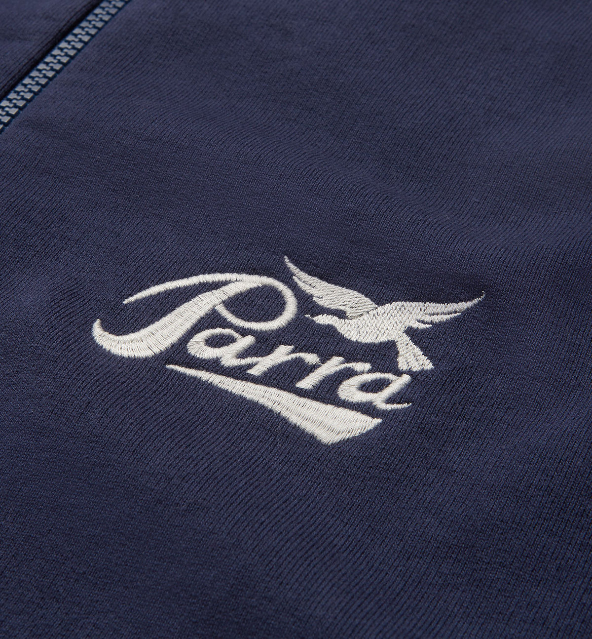 By Parra Pencil Bird Half Zip Sweatshirt - Blue