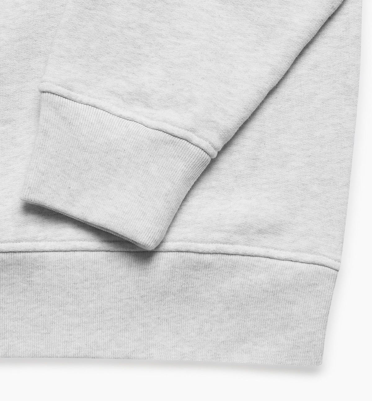 By Parra Pencil Bird Half Zip Sweatshirt - Ash Grey