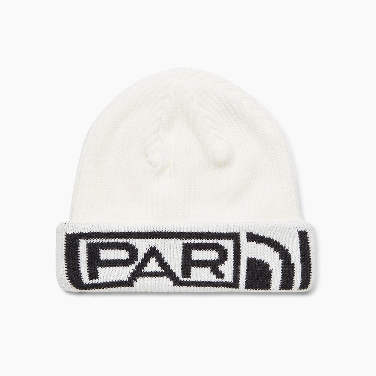 By Parra Tape Logo Beanie - Off White