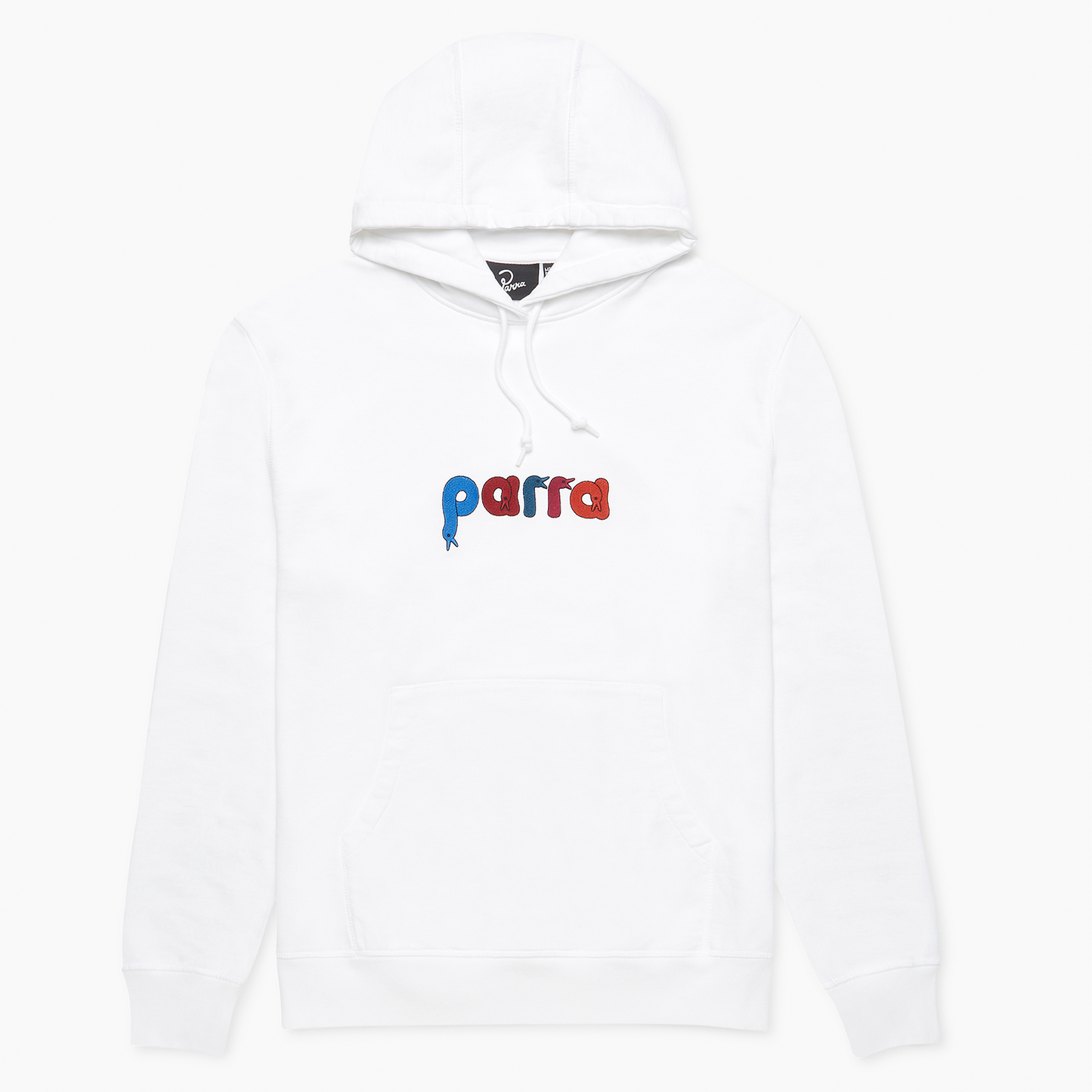 By Parra Bird Face Font Hoodie
