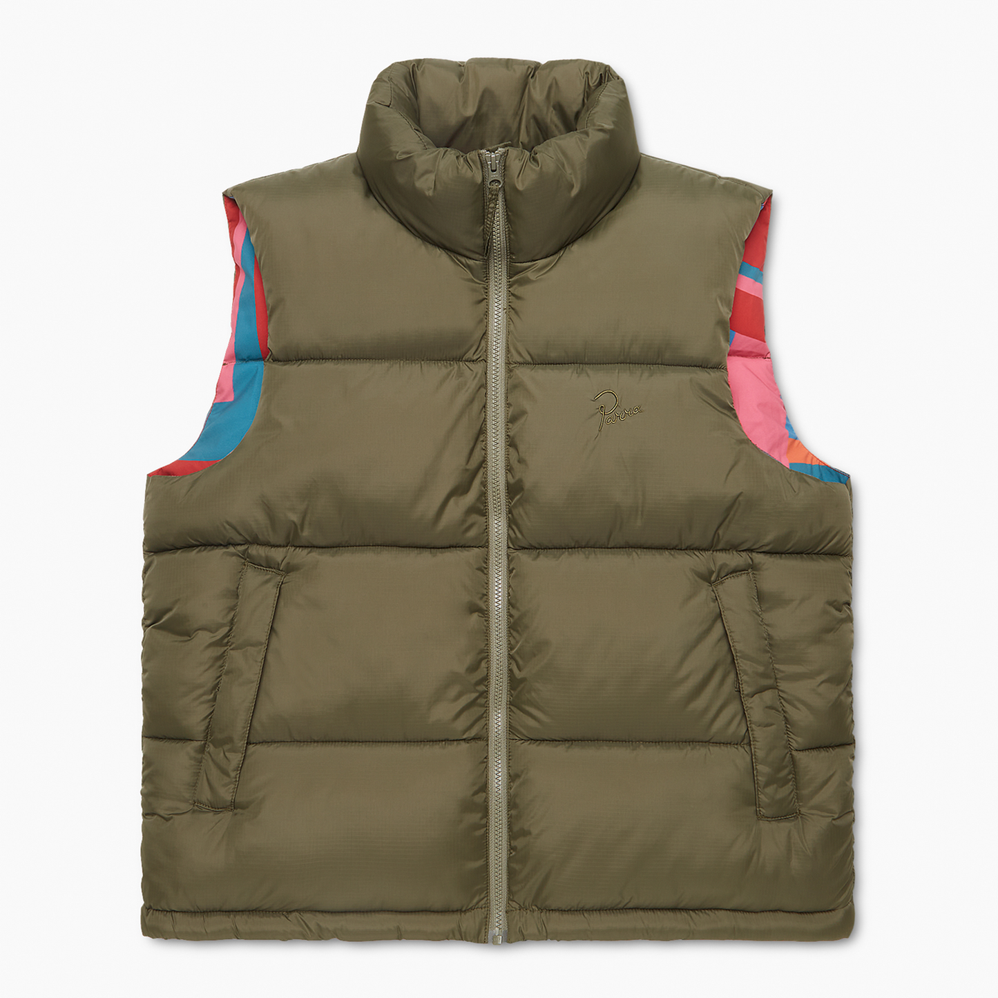 By Parra Sitting Pear Puffer Vest - Olive