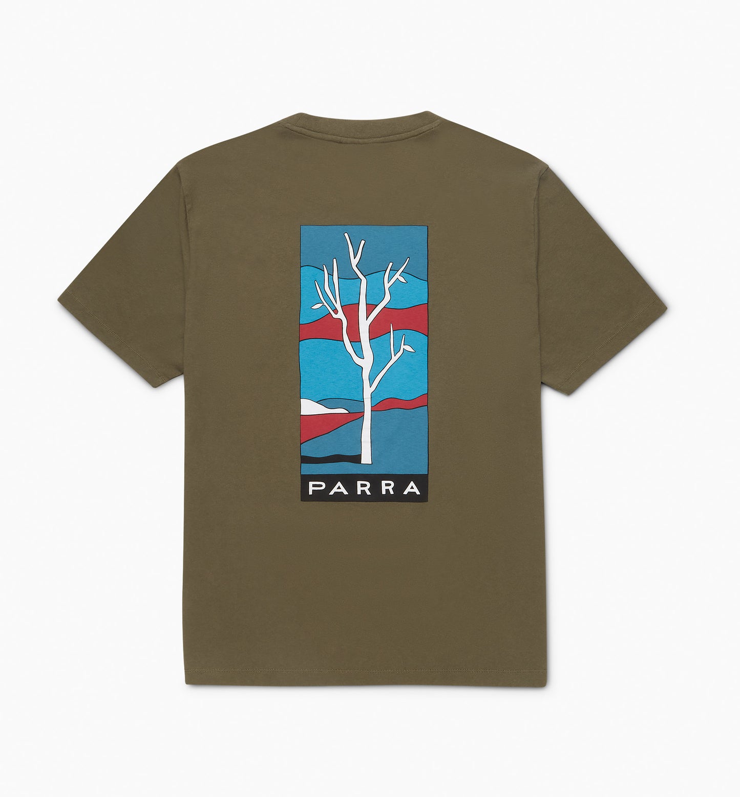 By Parra Dead Tree T-Shirt - Olive