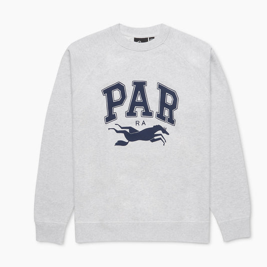 By Parra College Horse Sweatshirt - Ash Grey