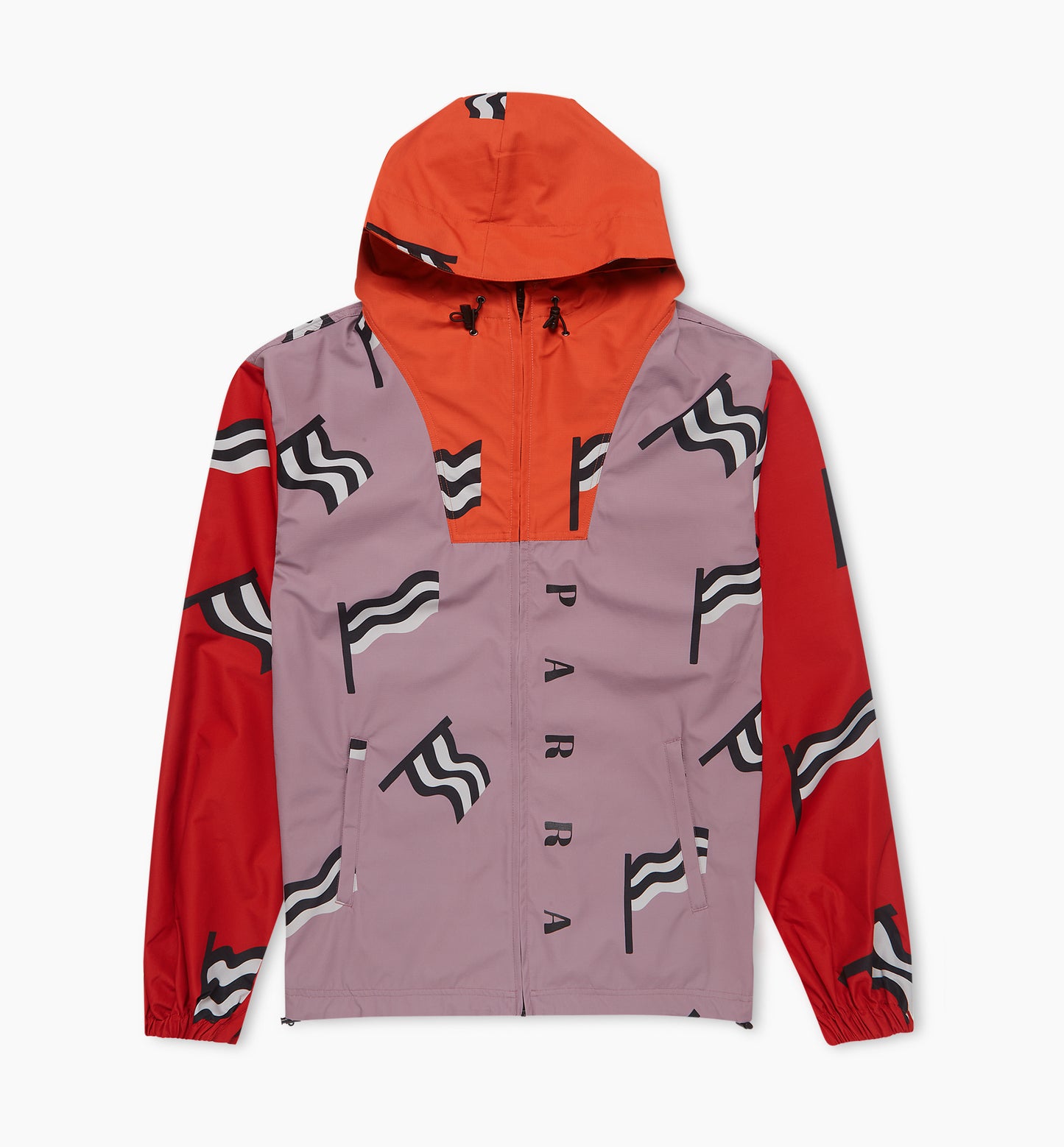 By Parra Flagged Jacket - Red