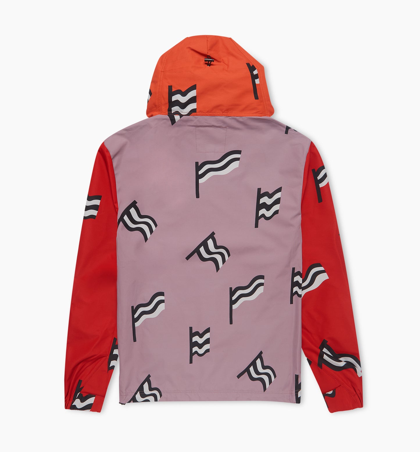 By Parra Flagged Jacket - Red