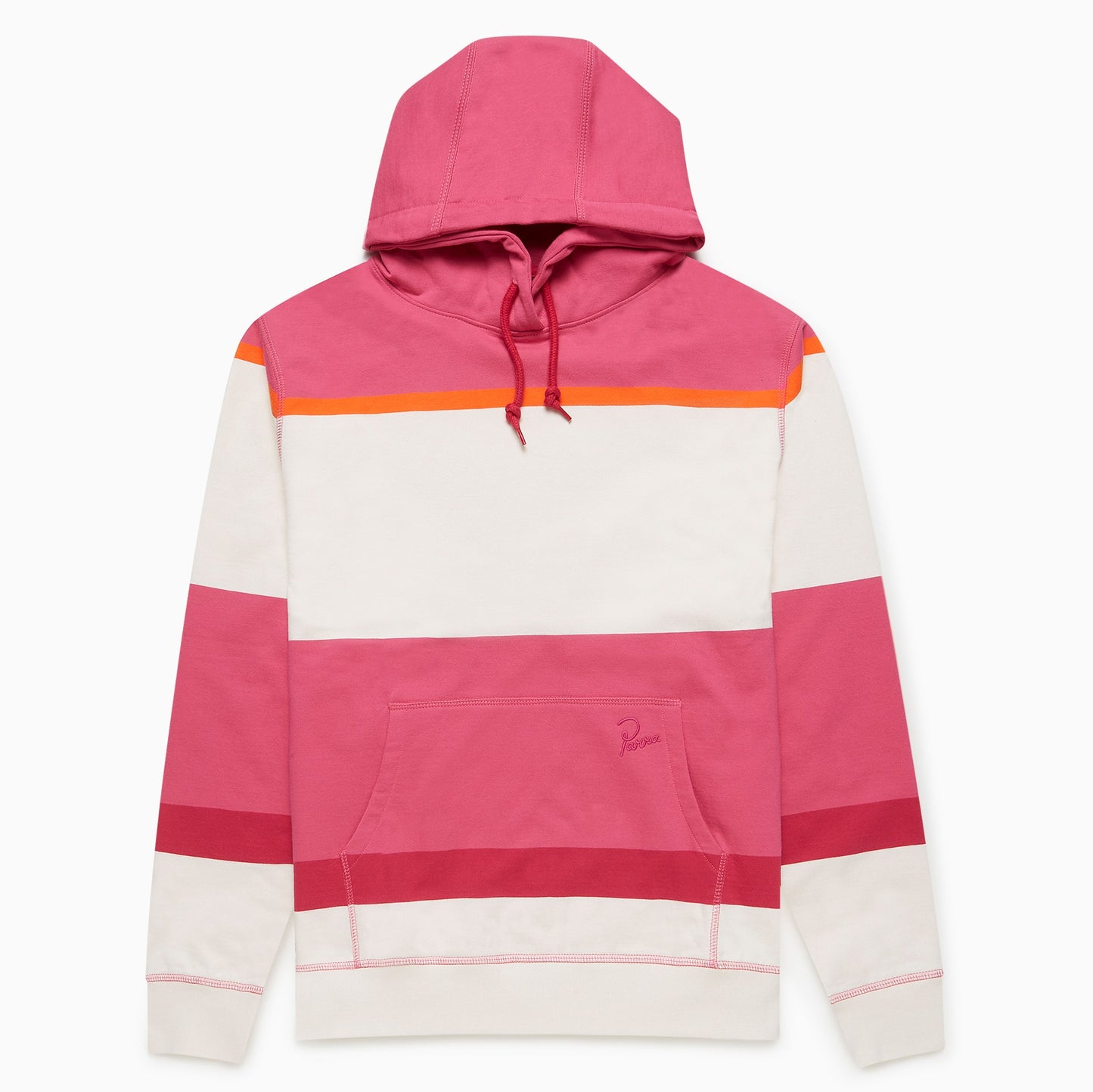 By Parra Mid 90 Stripe Hoodie - Pink