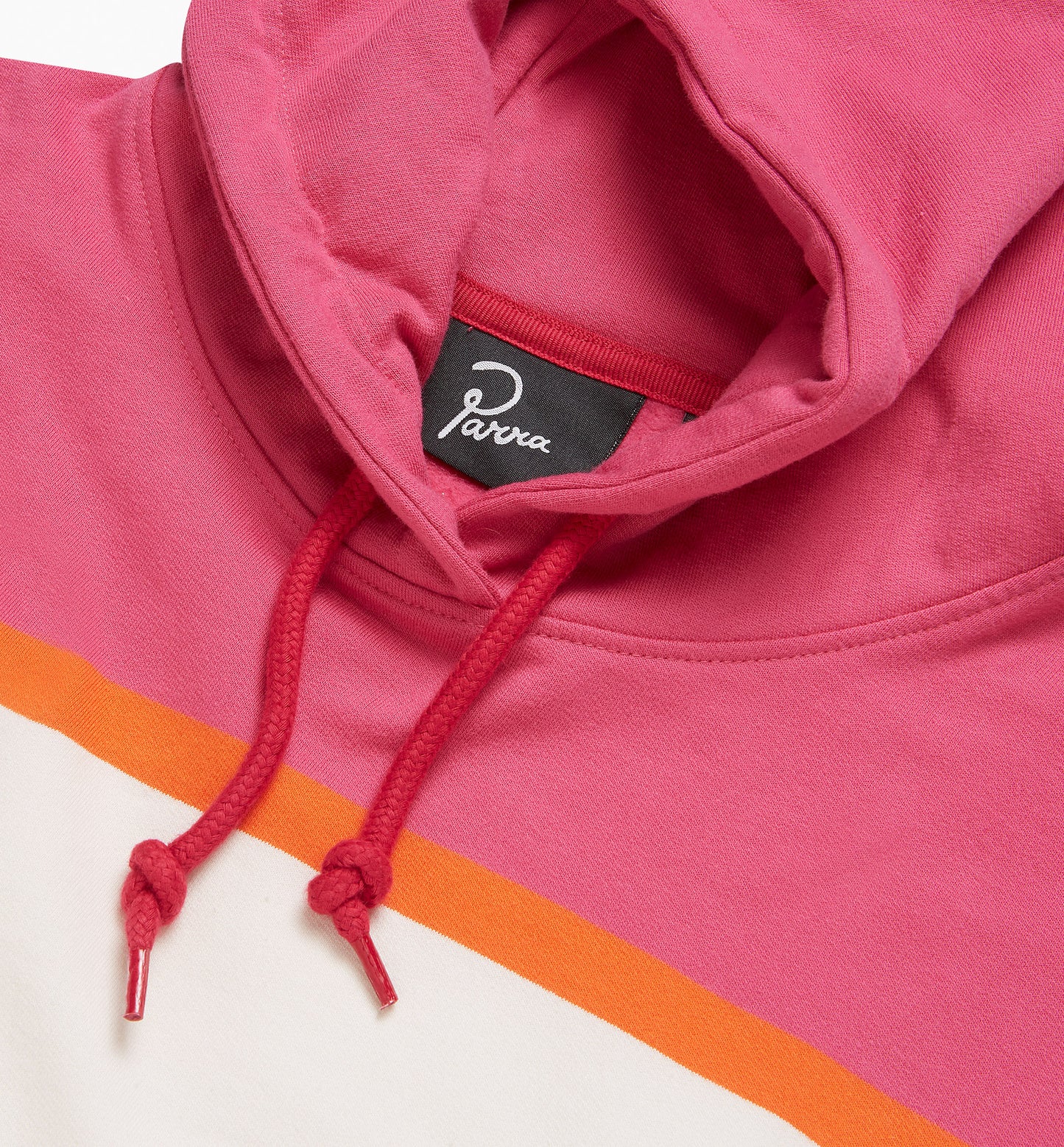 By Parra Mid 90 Stripe Hoodie - Pink