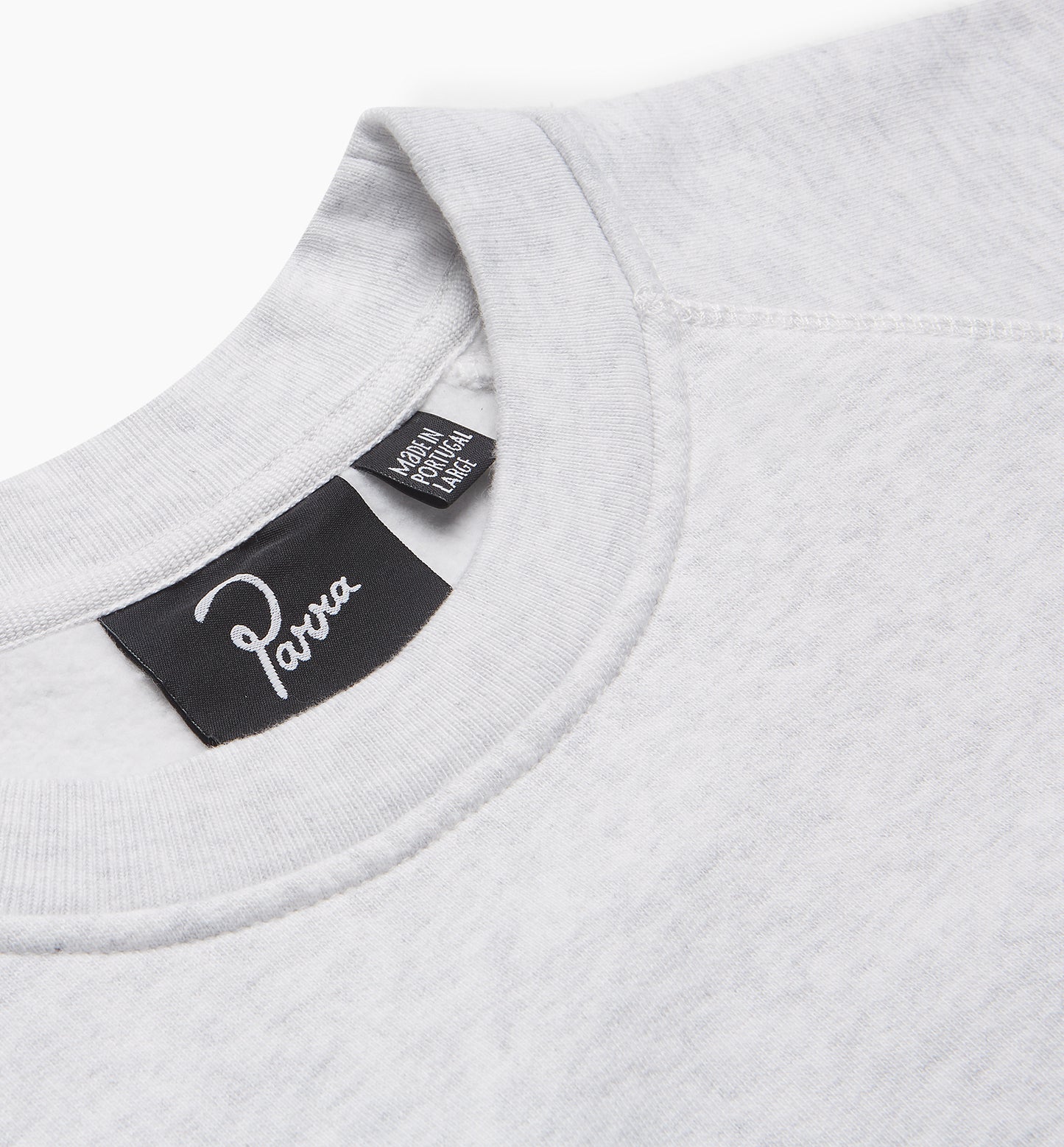 By Parra Serif Logo Crew Sweatshirt - Ash Grey