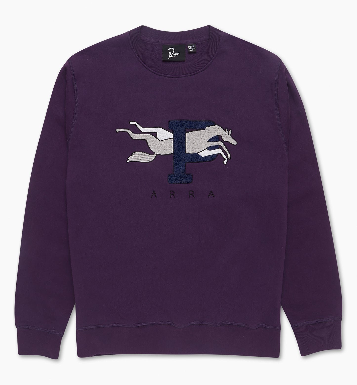 By Parra Horse P Crew Sweatshirt - Purple