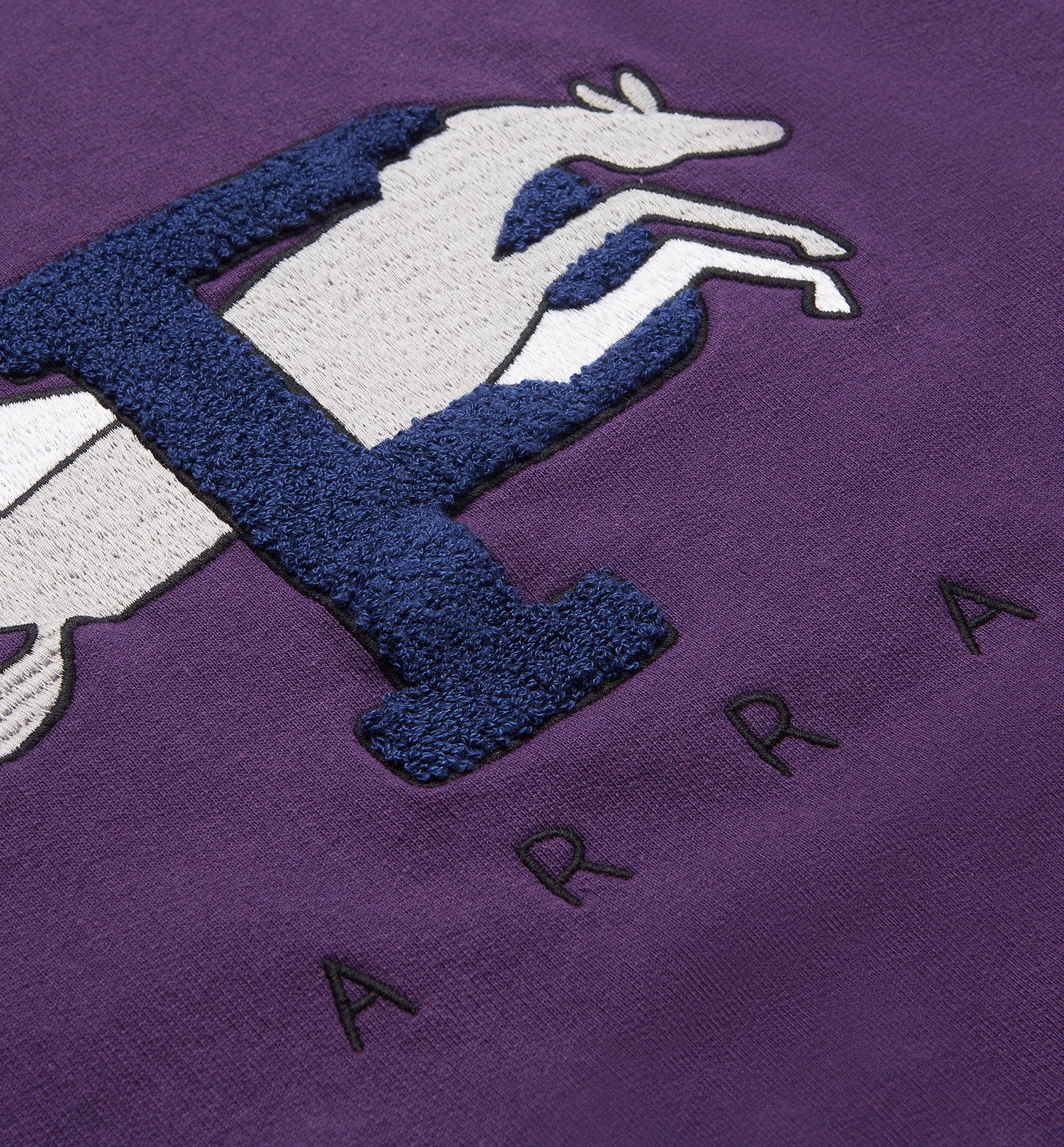 By Parra Horse P Crew Sweatshirt - Purple
