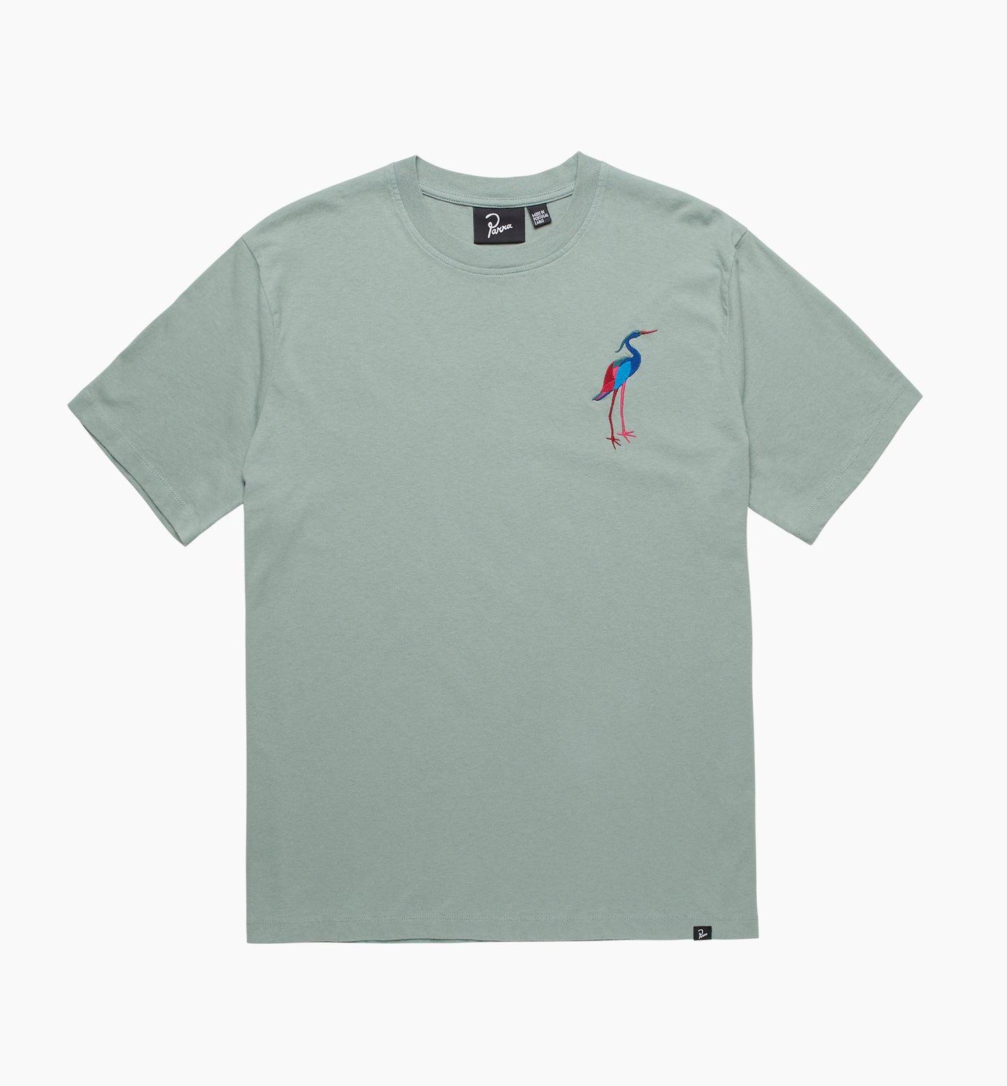 By Parra The Common Crane T-Shirt - Pistache
