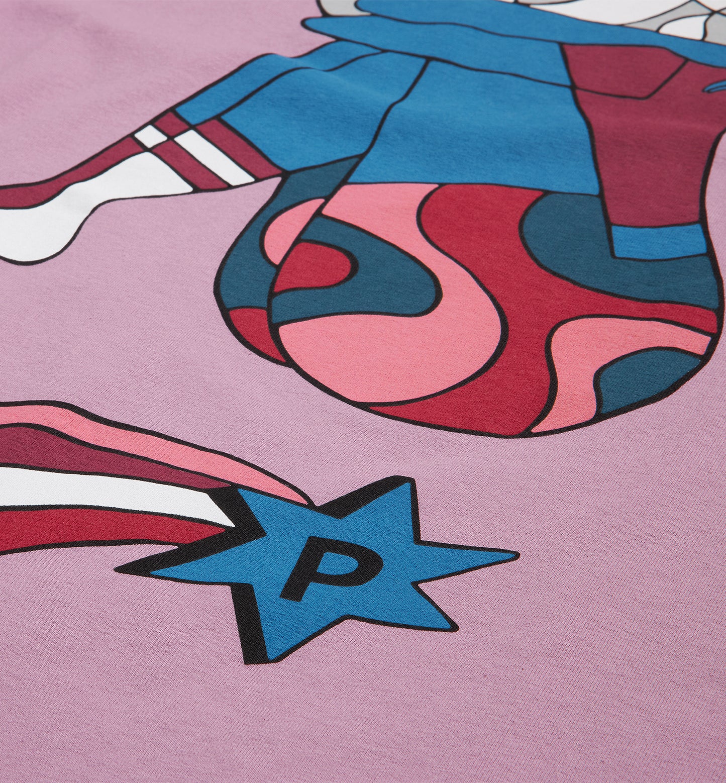 By Parra Cloudy Star LS T-Shirt - Lavender