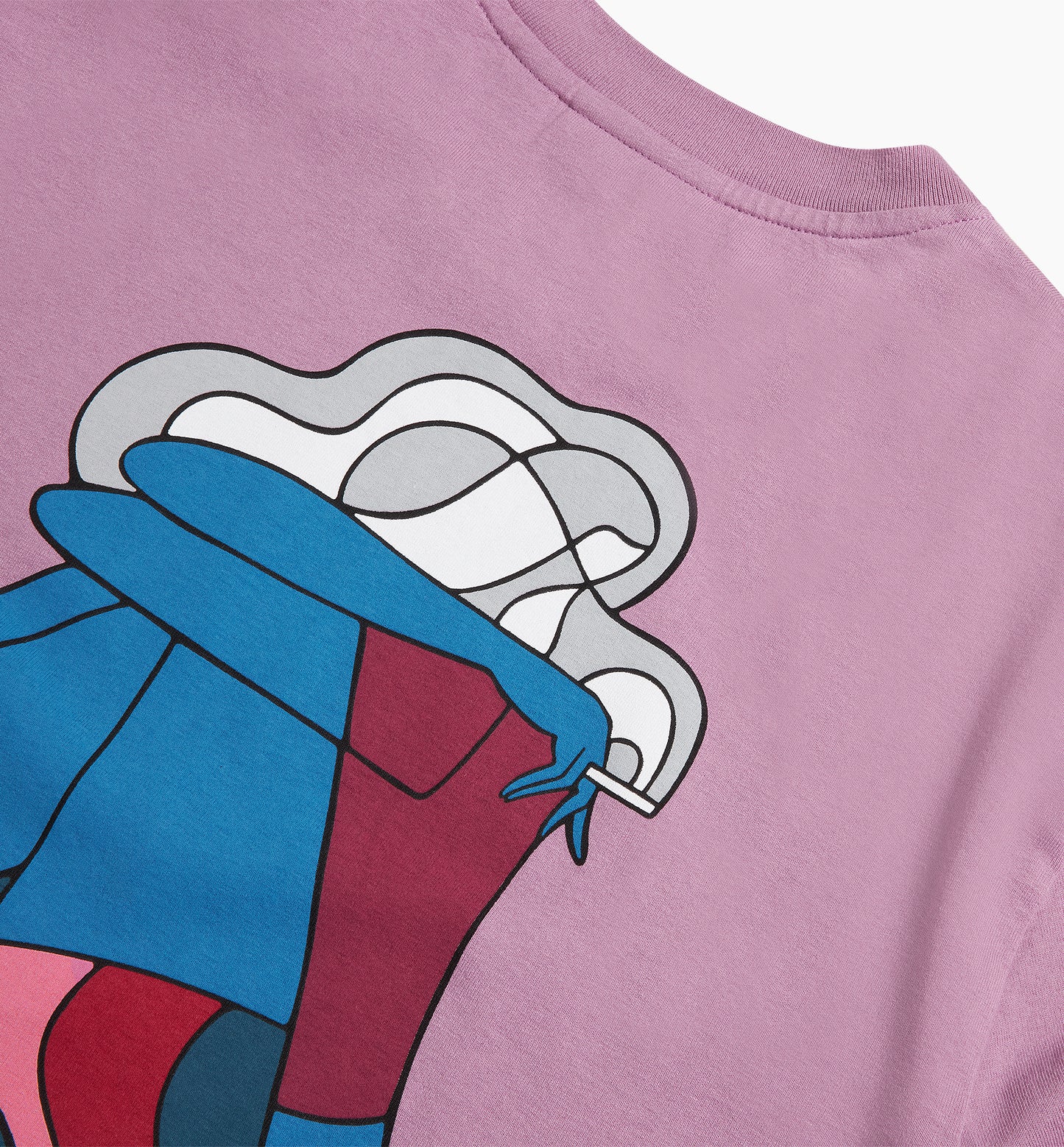 By Parra Cloudy Star LS T-Shirt - Lavender