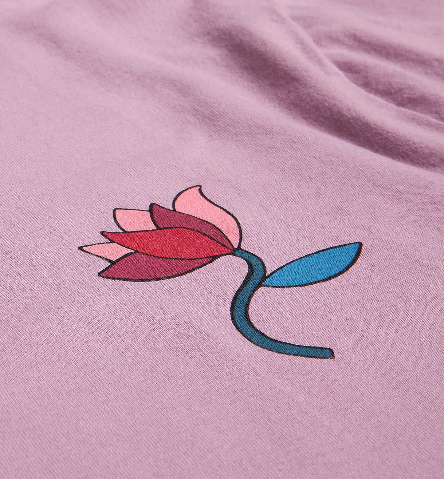 By Parra Cloudy Star LS T-Shirt - Lavender