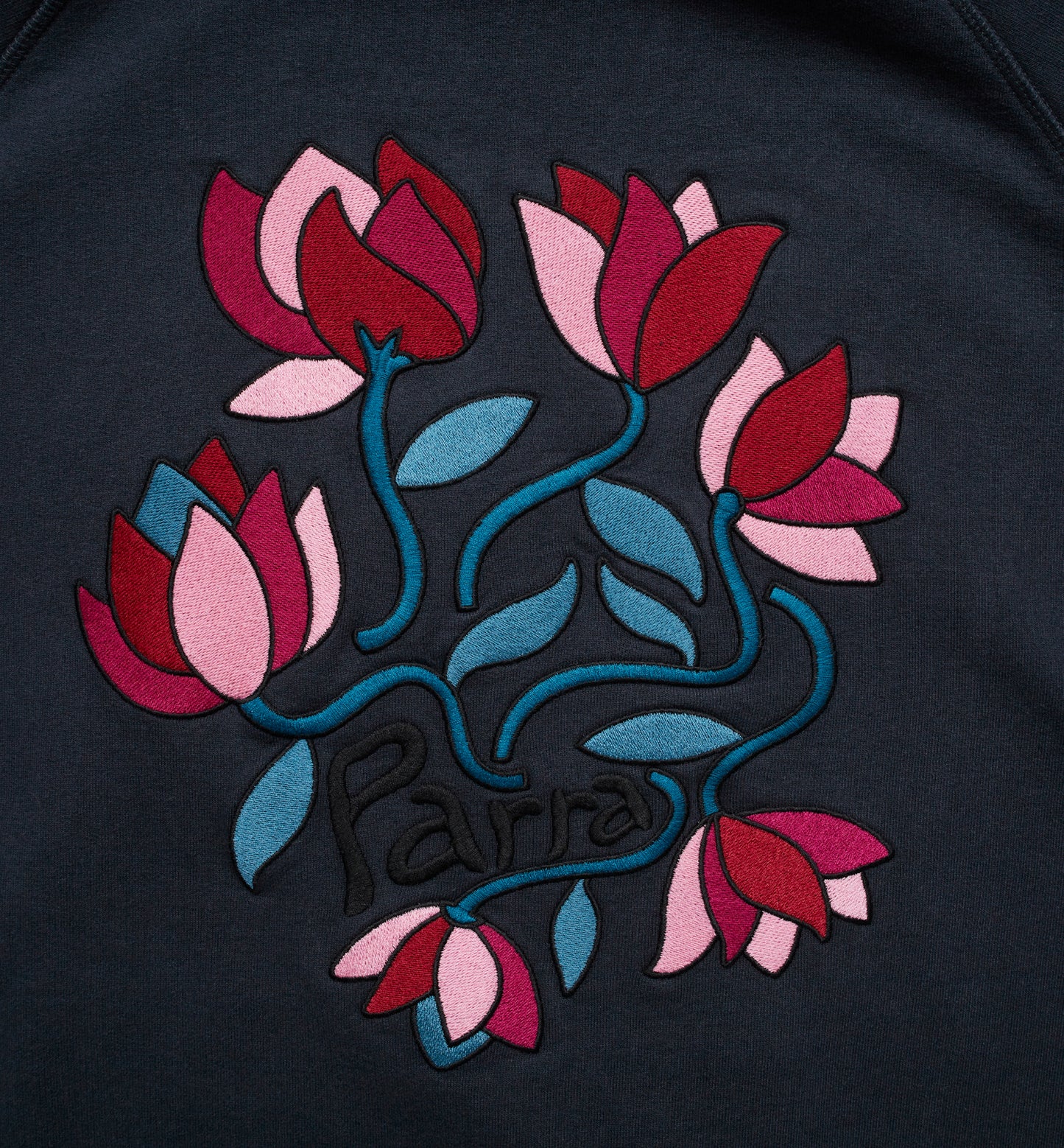 By Parra The Secret Garden Hoodie - Navy Blue