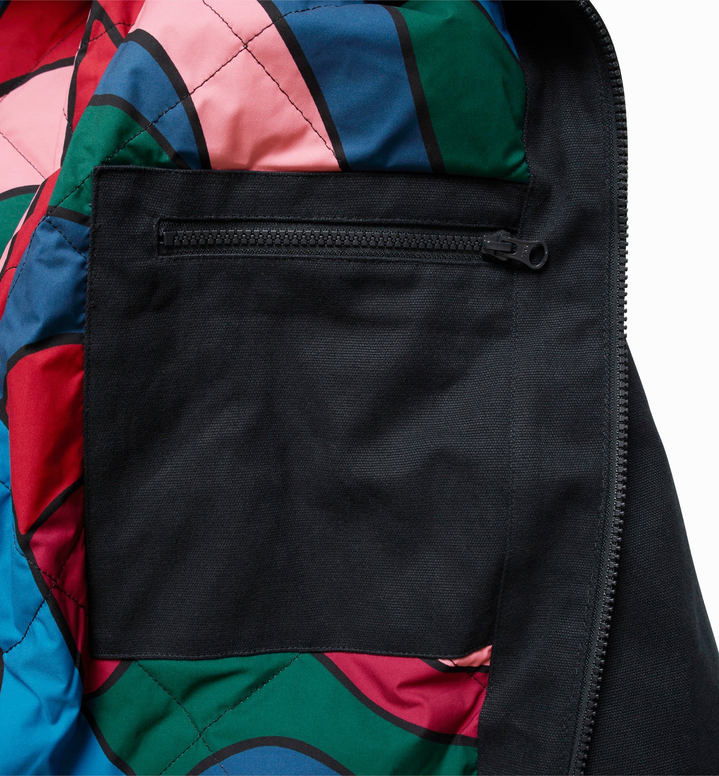 By Parra Worked P Jacket - Navy Blue