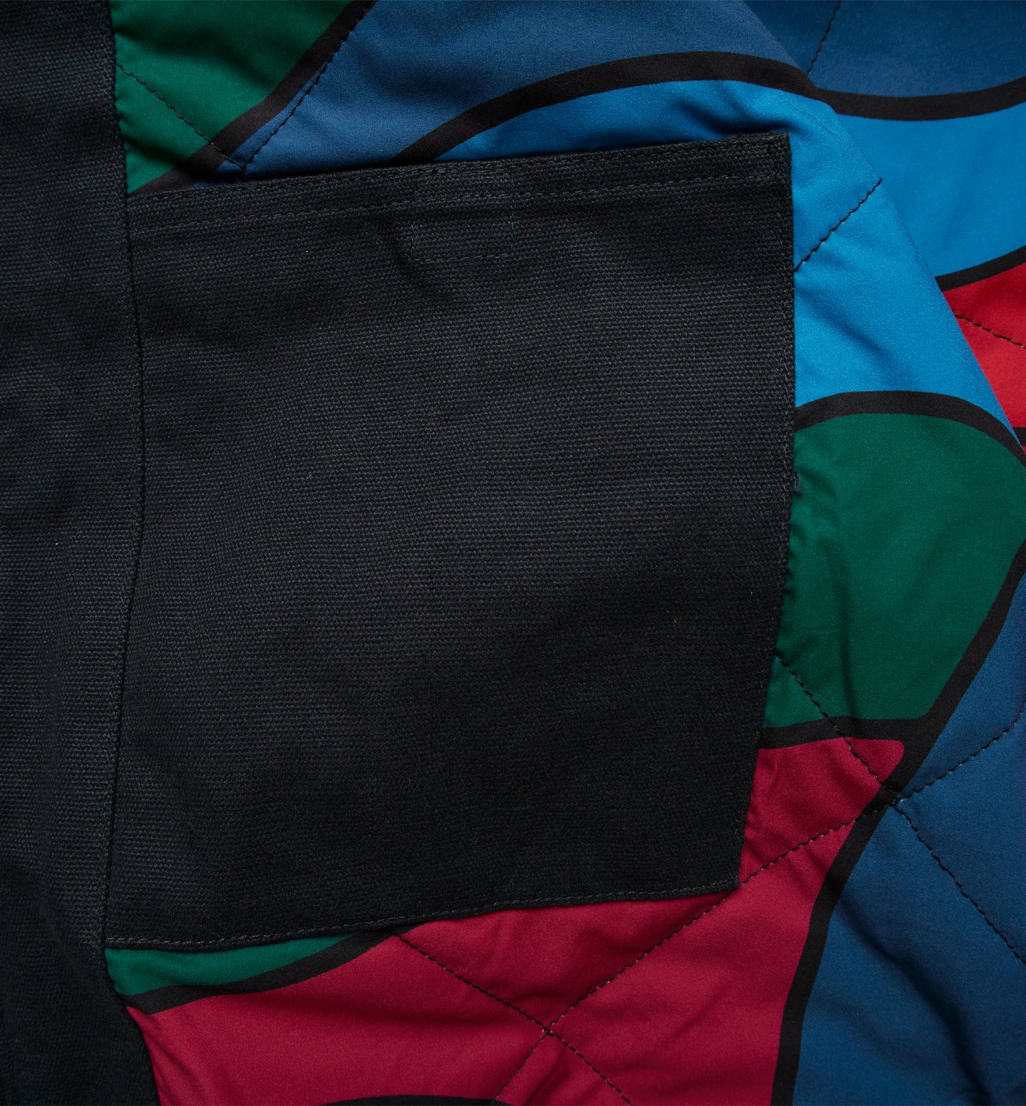By Parra Worked P Jacket - Navy Blue
