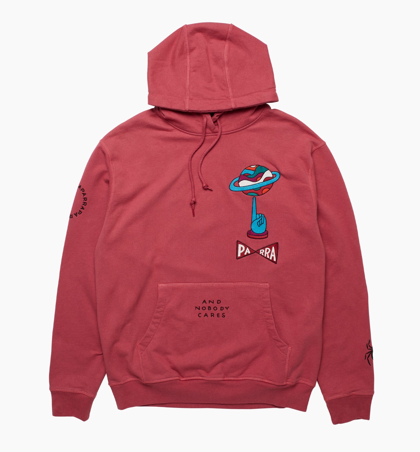 By Parra World Balance Hoodie - Coral