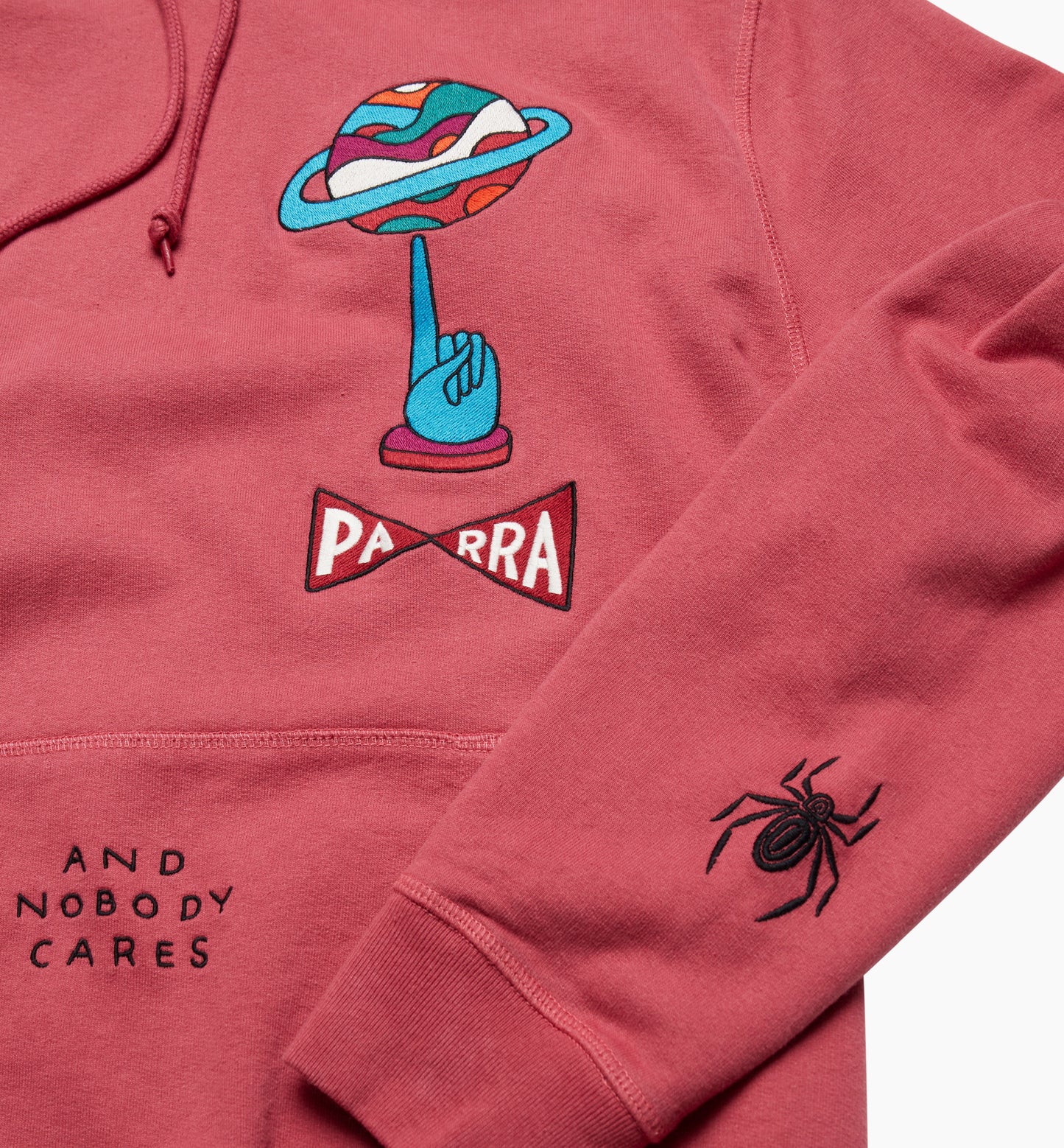 By Parra World Balance Hoodie - Coral