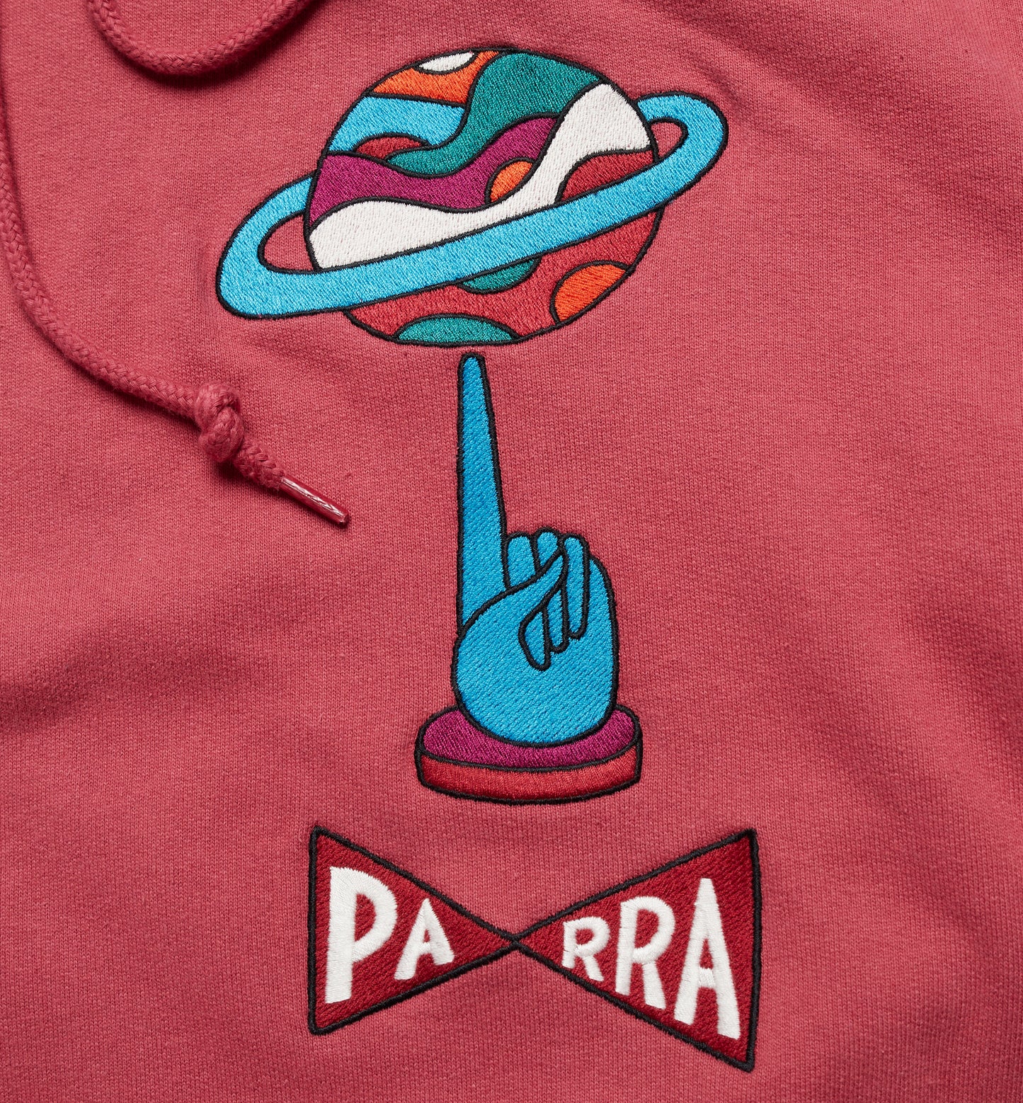 By Parra World Balance Hoodie - Coral